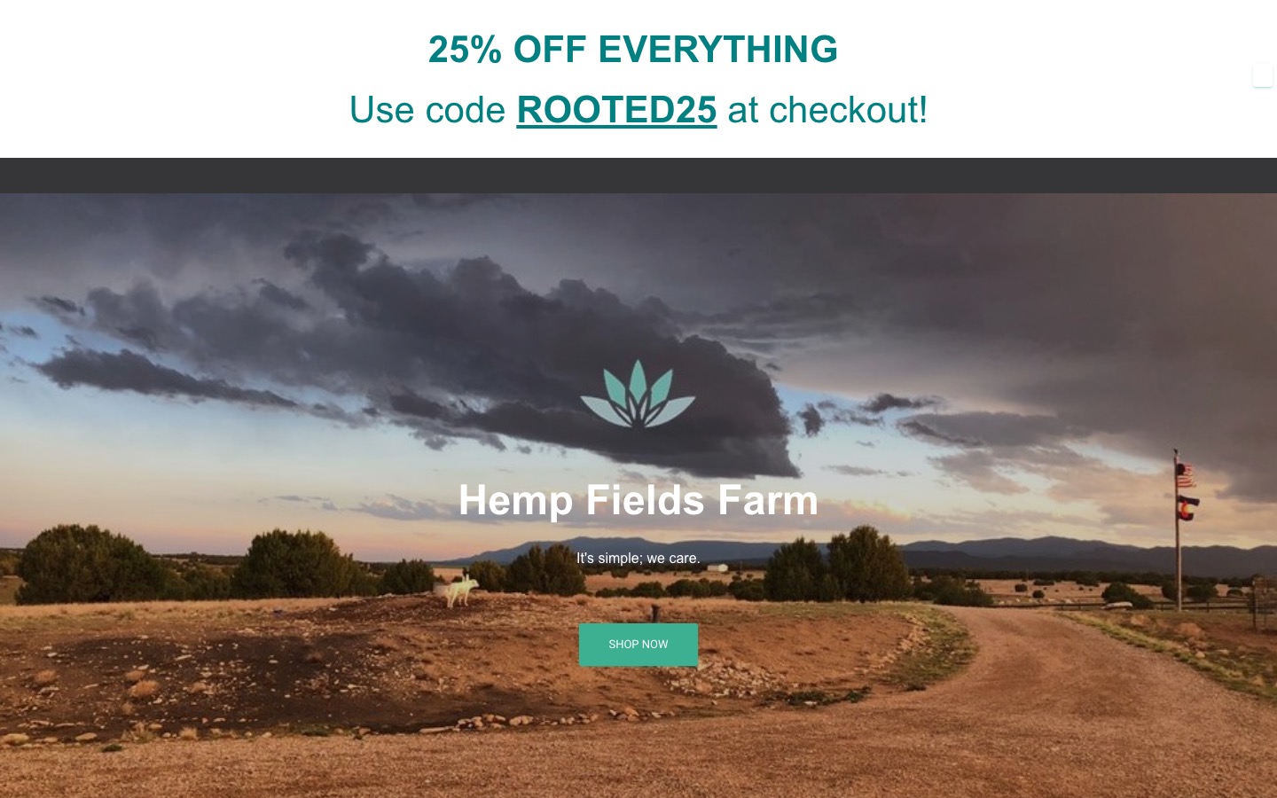 The current homepage